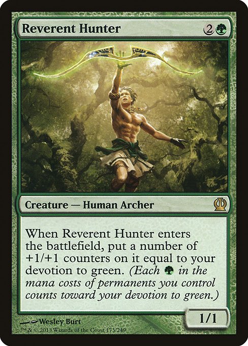 Reverent Hunter (173) [Theros]