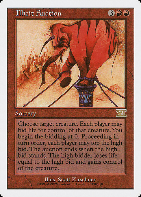 Illicit Auction (190) [Classic Sixth Edition]