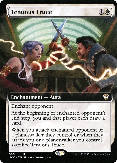 Tenuous Truce (95) [New Capenna Commander] [Extended Art]