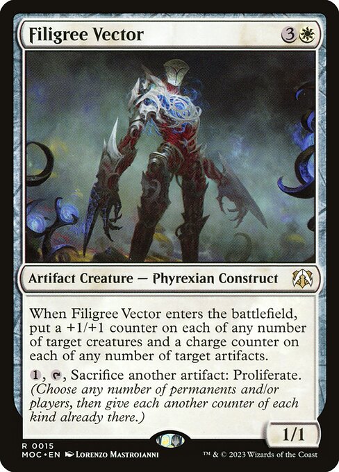 Filigree Vector (15) [March of the Machine Commander]
