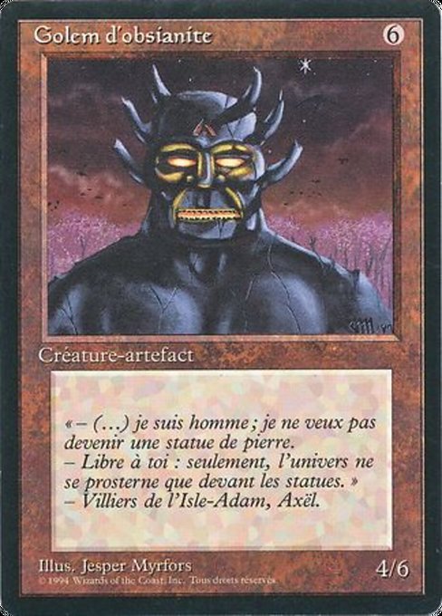 Obsianus Golem (268) [Foreign Black Border]