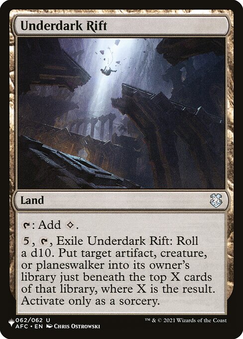 Underdark Rift (AFC-62) [The List]
