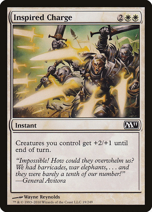 Inspired Charge (19) [Magic 2011]