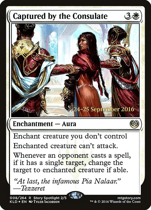 Captured by the Consulate (8s) [Kaladesh Promos]