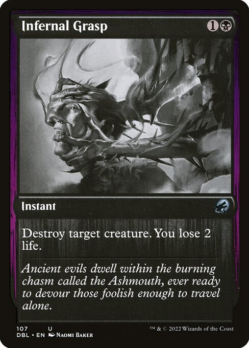 Infernal Grasp (107) [Innistrad: Double Feature]
