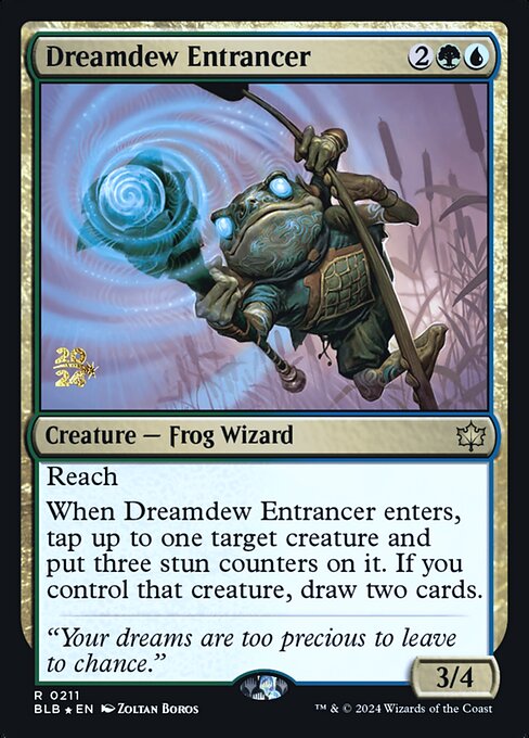 Dreamdew Entrancer (211s) [Bloomburrow Promos]