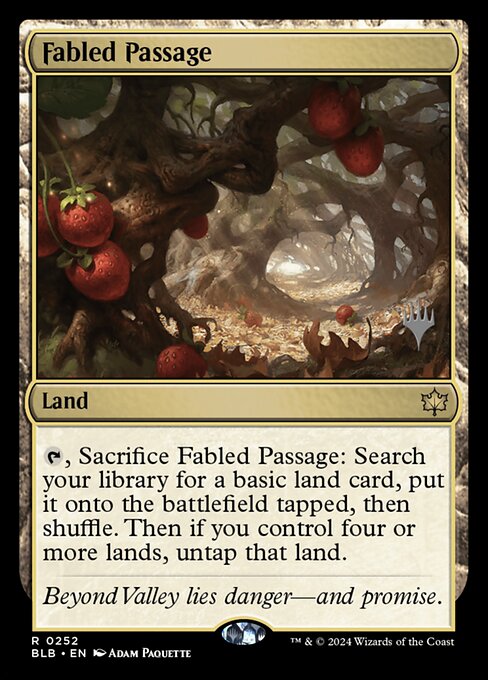 Fabled Passage (252p) [Bloomburrow Promos]