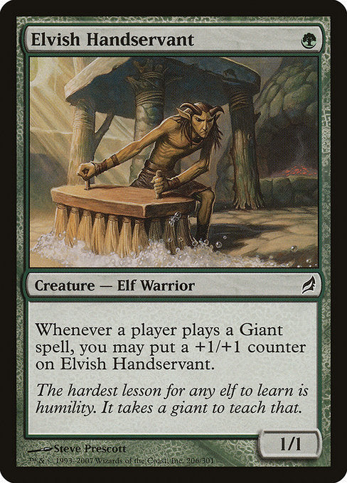 Elvish Handservant (206) [Lorwyn]