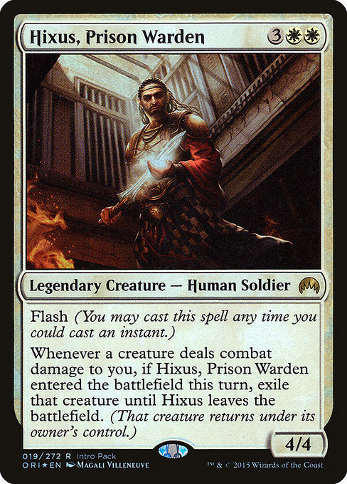 Hixus, Prison Warden (19) [Magic Origins Promos]