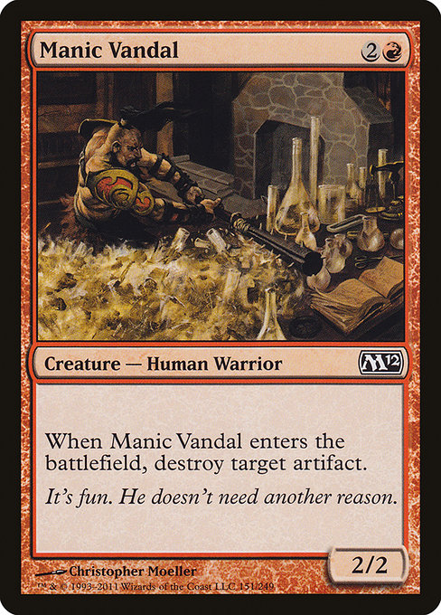 Manic Vandal (151) [Magic 2012]