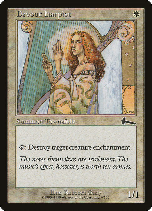 Devout Harpist (6) [Urza's Legacy]