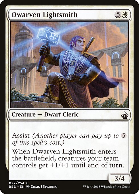 Dwarven Lightsmith (27) [Battlebond]