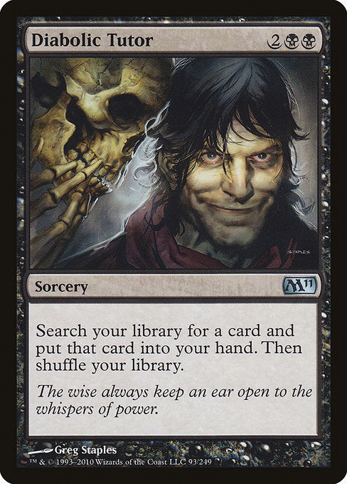 Diabolic Tutor (93) [Magic 2011]