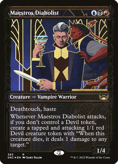 Maestros Diabolist (383) [Streets of New Capenna] [Showcase]