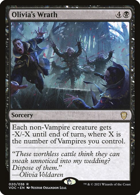Olivia's Wrath (20) [Crimson Vow Commander]