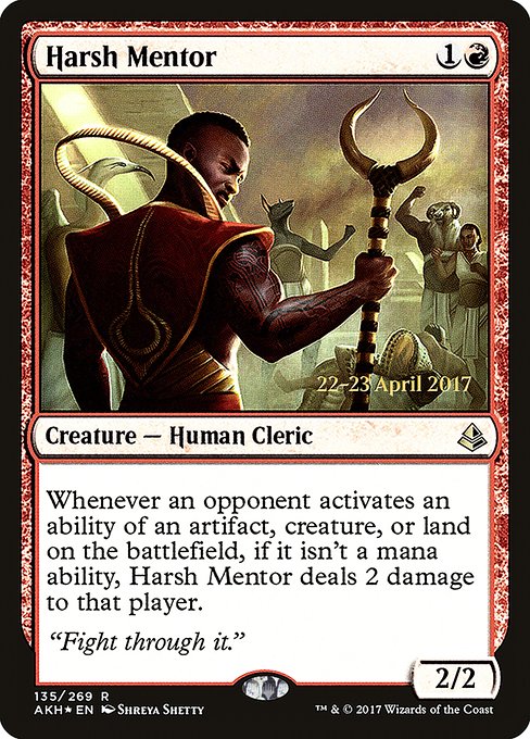 Harsh Mentor (135s) [Amonkhet Promos]