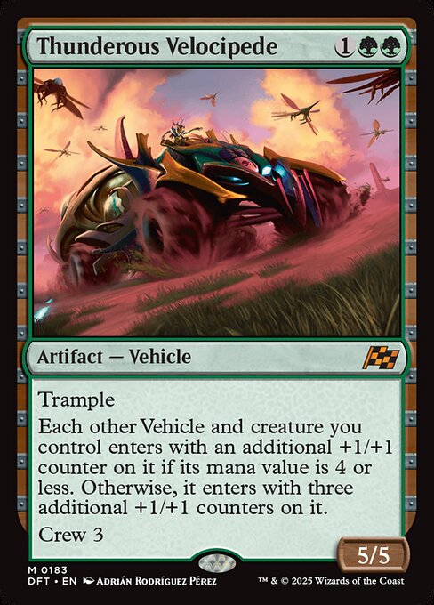 Thunderous Velocipede (183) [Aetherdrift]