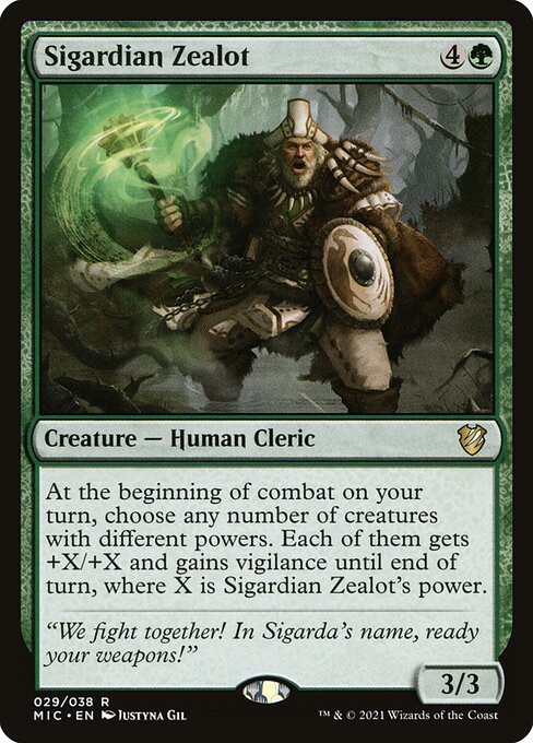Sigardian Zealot (29) [Midnight Hunt Commander]