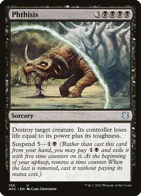 Phthisis (105) [Forgotten Realms Commander]