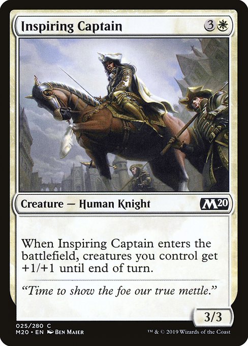 Inspiring Captain (25) [Core Set 2020]