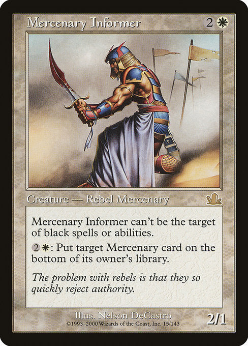 Mercenary Informer (15) [Prophecy]