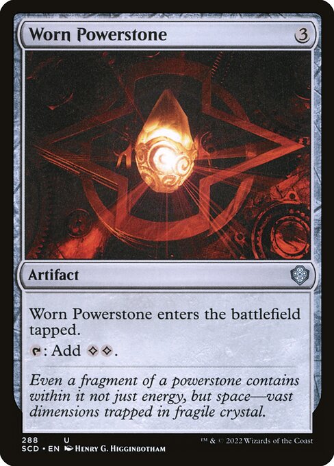 Worn Powerstone (288) [Starter Commander Decks]
