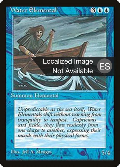 Water Elemental (115) [Fourth Edition Foreign Black Border]