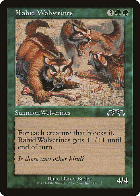 Rabid Wolverines (119) [Exodus]