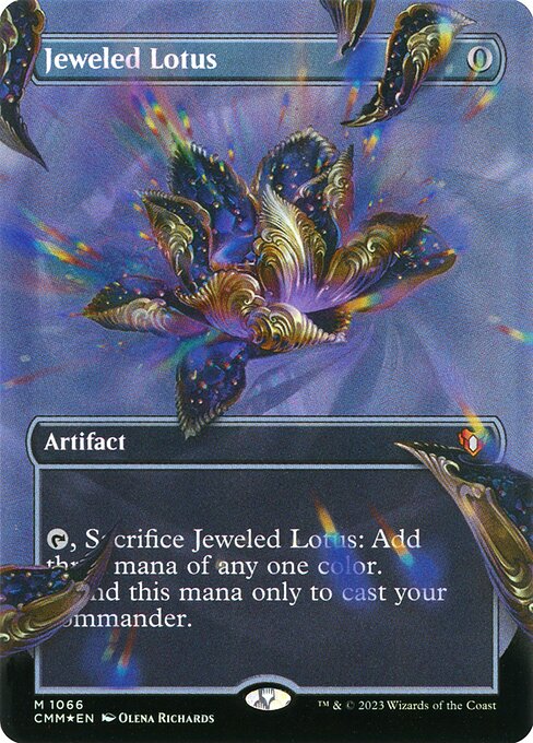 Jeweled Lotus (1066) [Commander Masters] [Borderless]