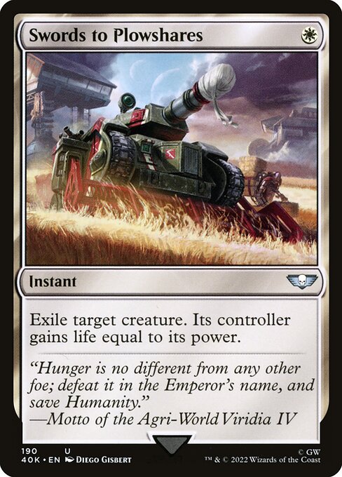 Swords to Plowshares (190) [Warhammer 40,000 Commander]