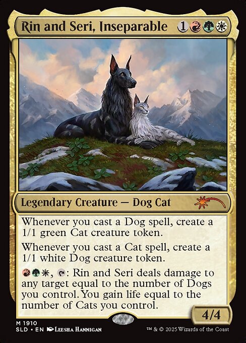 Rin and Seri, Inseparable (1910) [Secret Lair Drop]