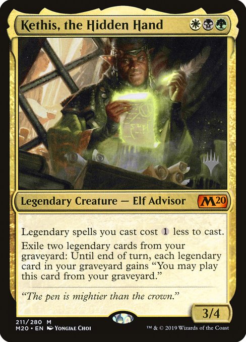 Kethis, the Hidden Hand (211p) [Core Set 2020 Promos]