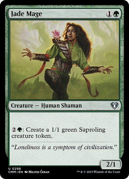 Jade Mage (298) [Commander Masters]