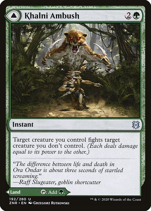 Khalni Ambush // Khalni Territory (192) [Zendikar Rising]