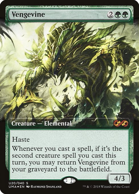Vengevine (U20) [Ultimate Box Topper] [Extended Art]