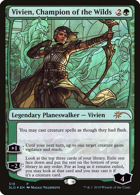 Vivien, Champion of the Wilds (519) [Secret Lair Drop]