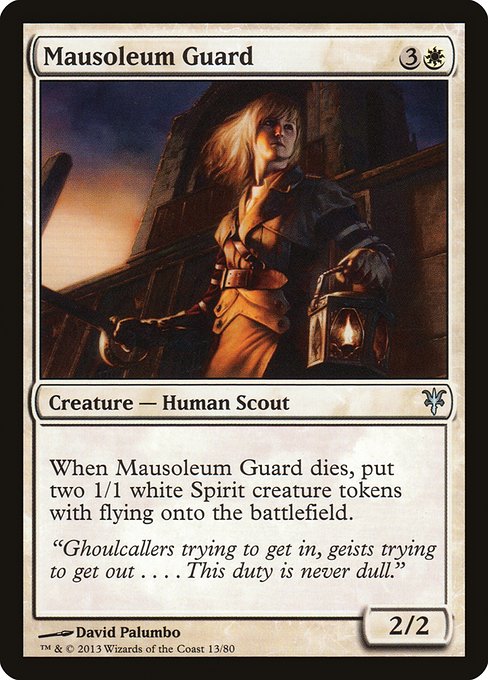 Mausoleum Guard (13) [Duel Decks: Sorin vs. Tibalt]