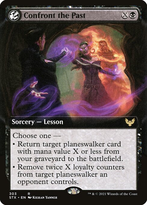 Confront the Past (303) [Strixhaven: School of Mages] [Extended Art]