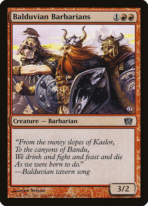Balduvian Barbarians (176★) [Eighth Edition]