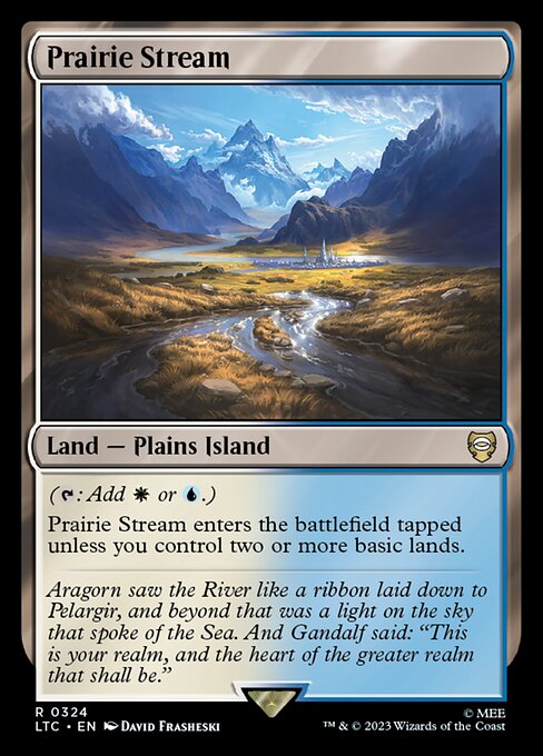 Prairie Stream (324) [Tales of Middle-earth Commander]