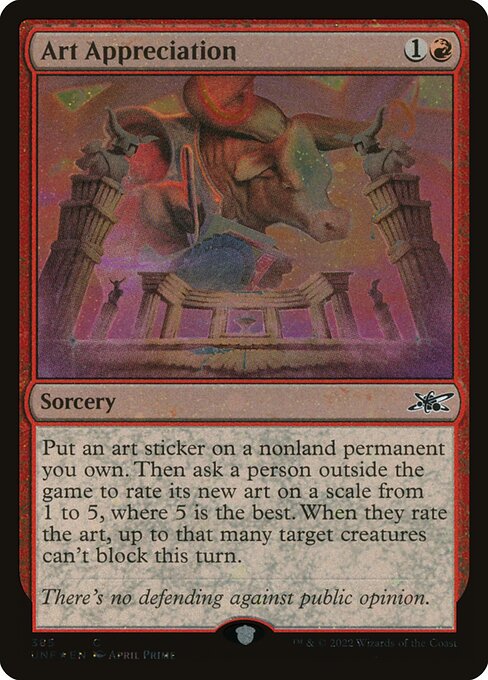 Art Appreciation (385) [Unfinity]