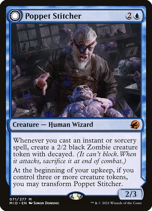 Poppet Stitcher // Poppet Factory (71) [Innistrad: Midnight Hunt]