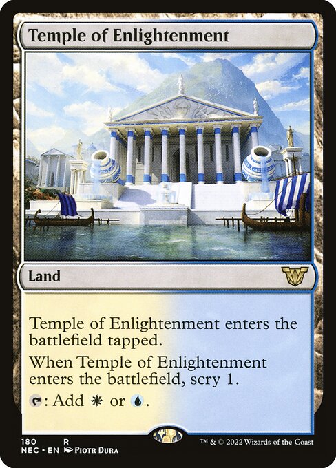 Temple of Enlightenment (180) [Neon Dynasty Commander]