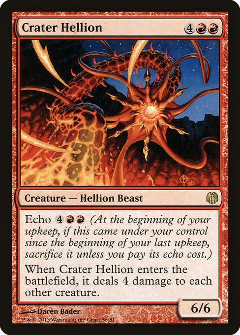 Crater Hellion (56) [Duel Decks: Heroes vs. Monsters]