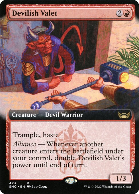 Devilish Valet (423) [Streets of New Capenna] [Extended Art]