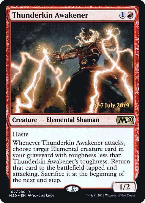 Thunderkin Awakener (162s) [Core Set 2020 Promos]