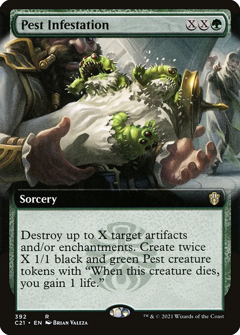 Pest Infestation (392) [Commander 2021] [Extended Art]