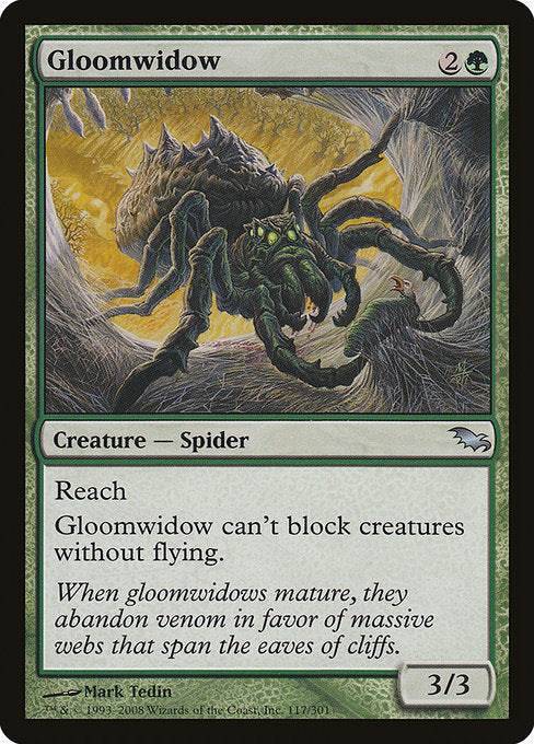 Gloomwidow (117) [Shadowmoor]