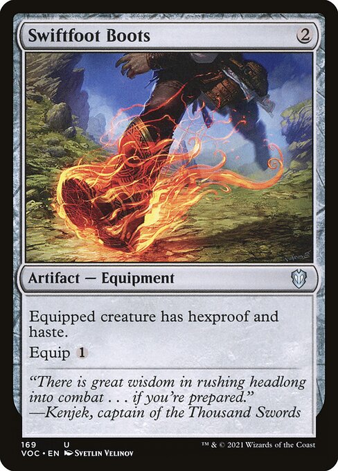 Swiftfoot Boots (169) [Crimson Vow Commander]