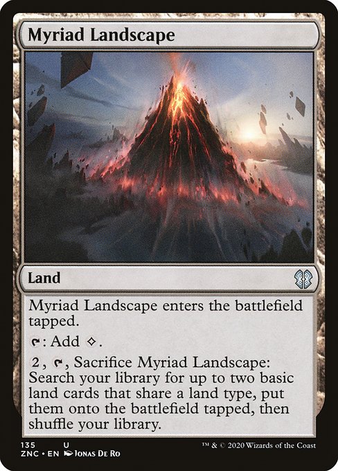 Myriad Landscape (135) [Zendikar Rising Commander]